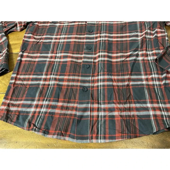 Patagonia Organic Cotton Button Up Long Sleeve Flannel Shirt Mens Size Medium - Picture 3 of 9